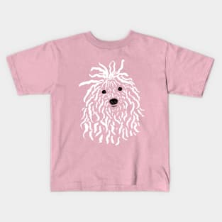 Puli (Coral and White) Kids T-Shirt